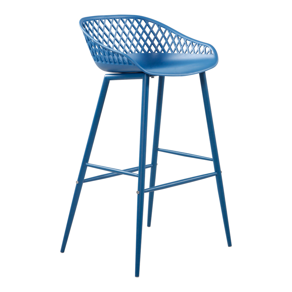 PIAZZA OUTDOOR BARSTOOL BLUE-M2