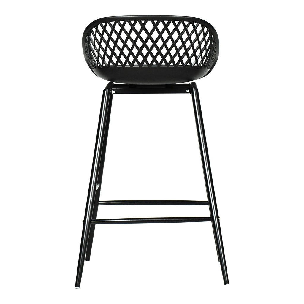 PIAZZA OUTDOOR COUNTER STOOL BLACK-M2