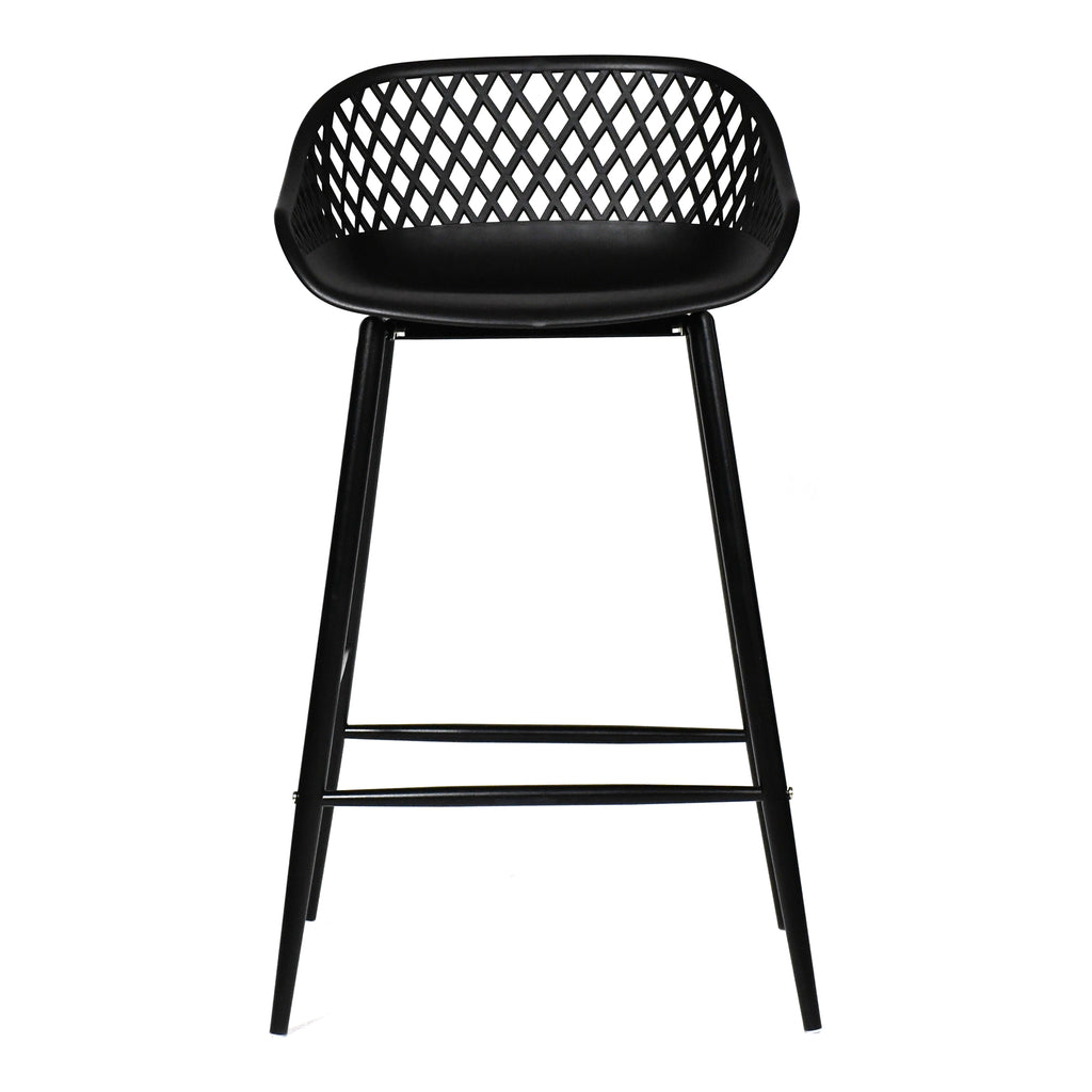 PIAZZA OUTDOOR COUNTER STOOL BLACK-M2