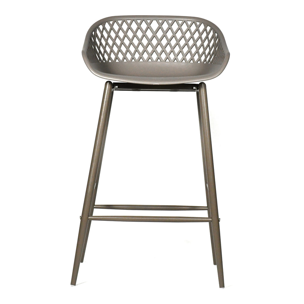 PIAZZA OUTDOOR COUNTER STOOL GREY-M2