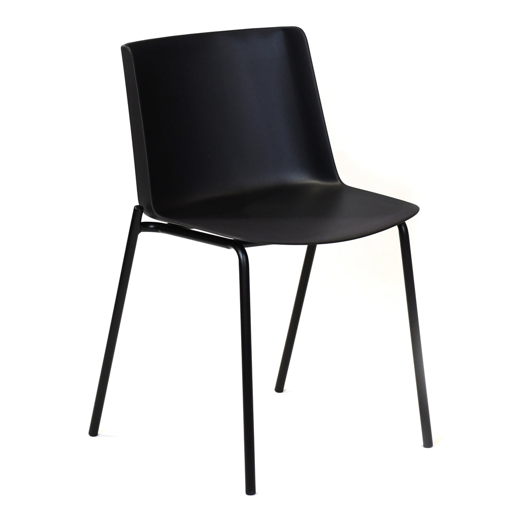 SILLA OUTDOOR DINING CHAIR BLACK-M2