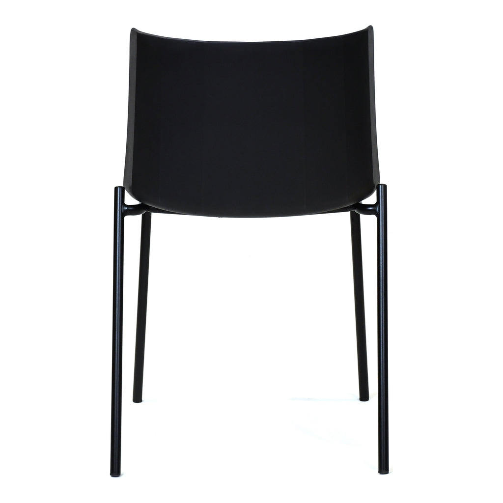 SILLA OUTDOOR DINING CHAIR BLACK-M2