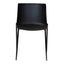 SILLA OUTDOOR DINING CHAIR BLACK-M2