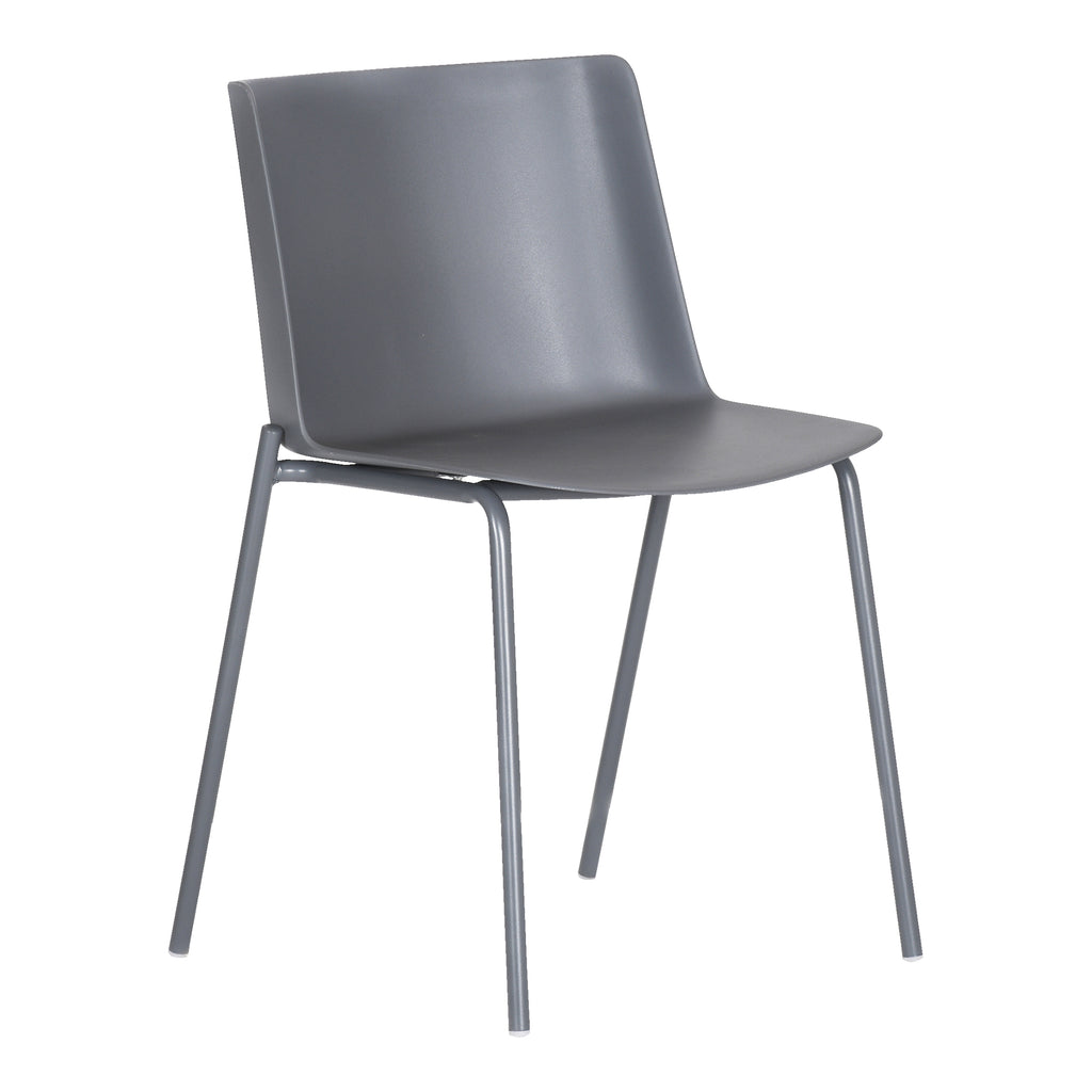 SILLA OUTDOOR DINING CHAIR CHARCOAL GREY-M2