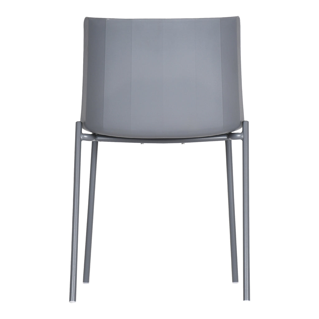 SILLA OUTDOOR DINING CHAIR CHARCOAL GREY-M2