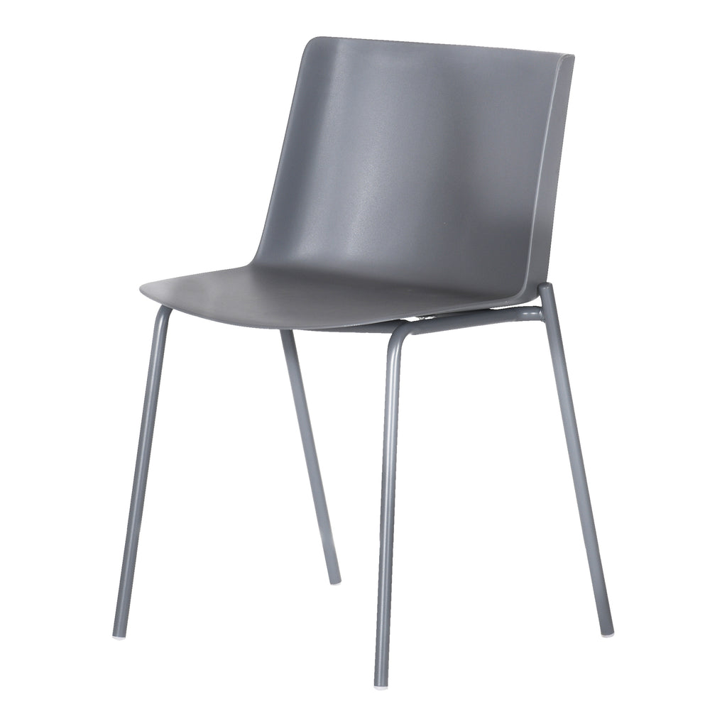 SILLA OUTDOOR DINING CHAIR CHARCOAL GREY-M2