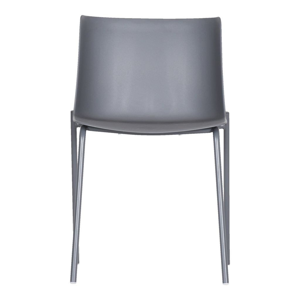 SILLA OUTDOOR DINING CHAIR CHARCOAL GREY-M2