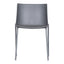 SILLA OUTDOOR DINING CHAIR CHARCOAL GREY-M2