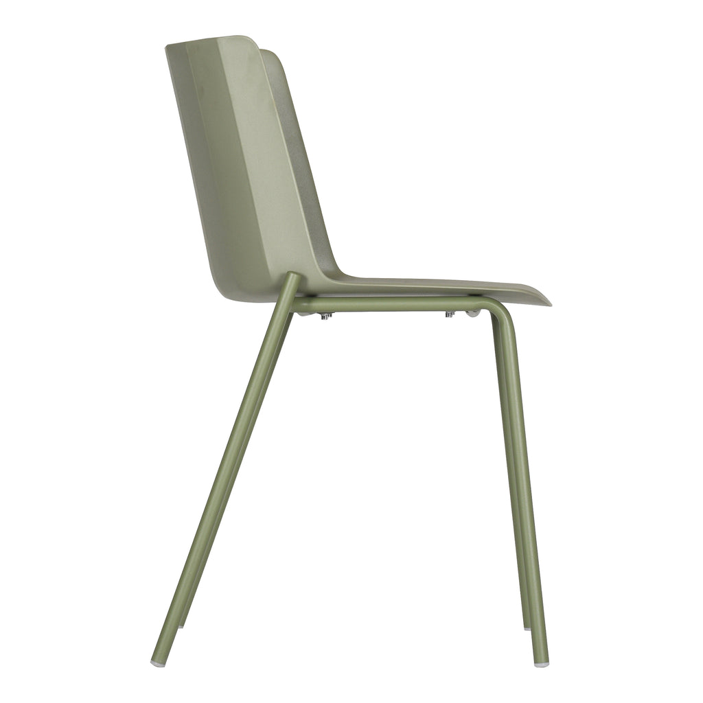 SILLA OUTDOOR DINING CHAIR SAGE GREEN-M2