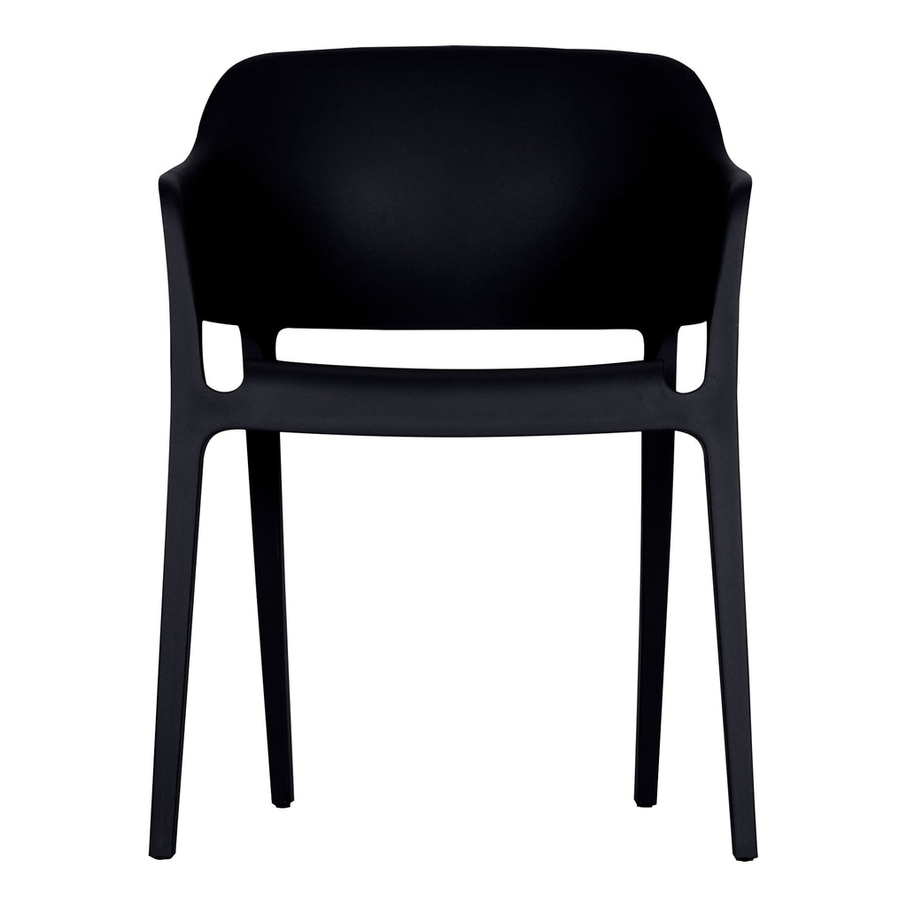 FARO OUTDOOR DINING CHAIR BLACK-M2