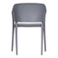 FARO OUTDOOR DINING CHAIR CHARCOAL GREY-M2