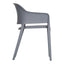 FARO OUTDOOR DINING CHAIR CHARCOAL GREY-M2