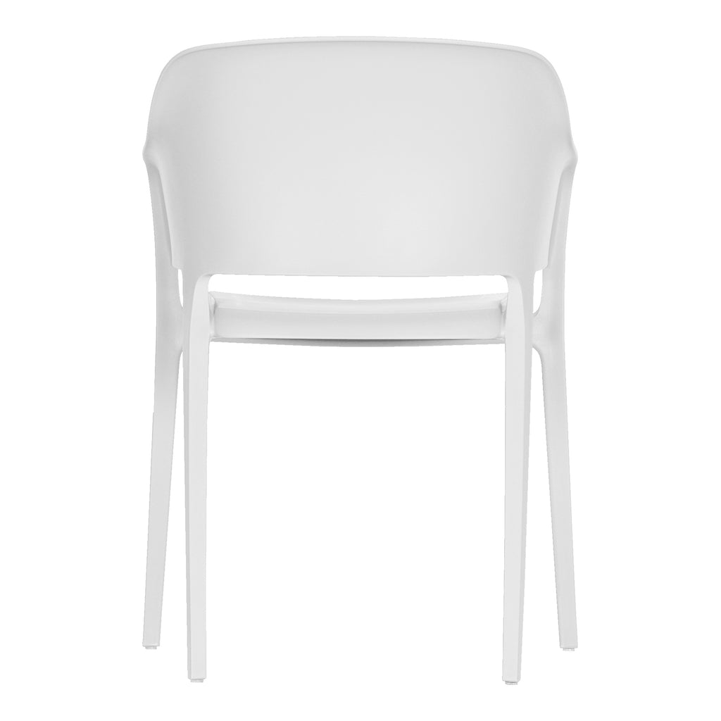 FARO OUTDOOR DINING CHAIR WHITE-M2