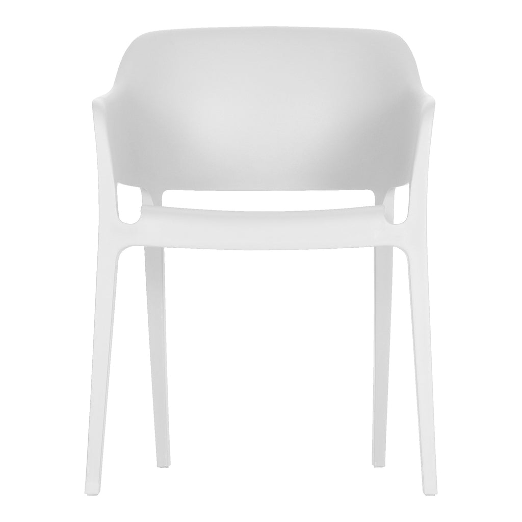 FARO OUTDOOR DINING CHAIR WHITE-M2