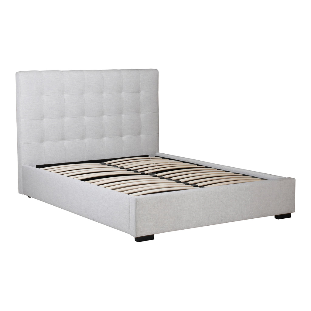 BELLE STORAGE BED QUEEN SAND