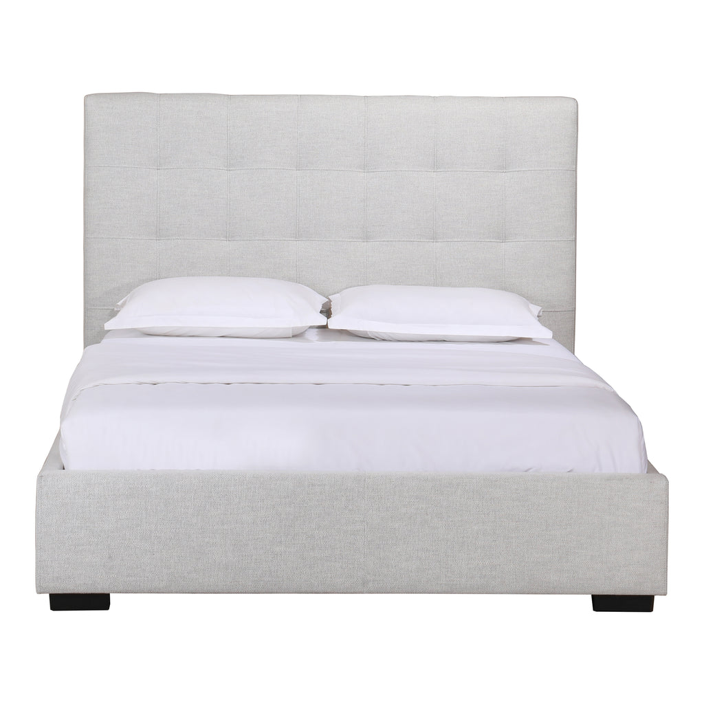 BELLE STORAGE BED QUEEN SAND