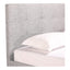 ELIZA KING BED LIGHT GREY FABRIC