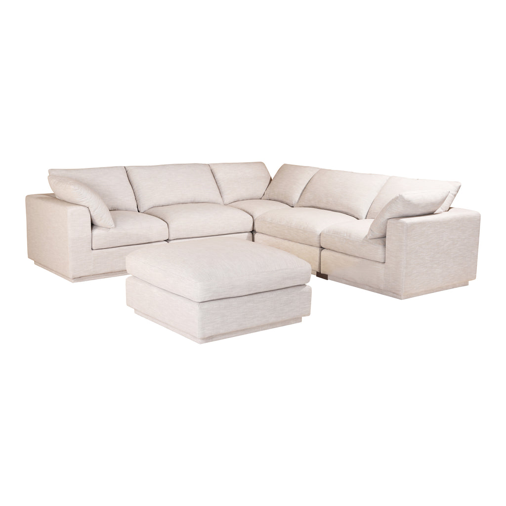 JUSTIN SIGNATURE MODULAR SECTIONAL LIGHT GREY