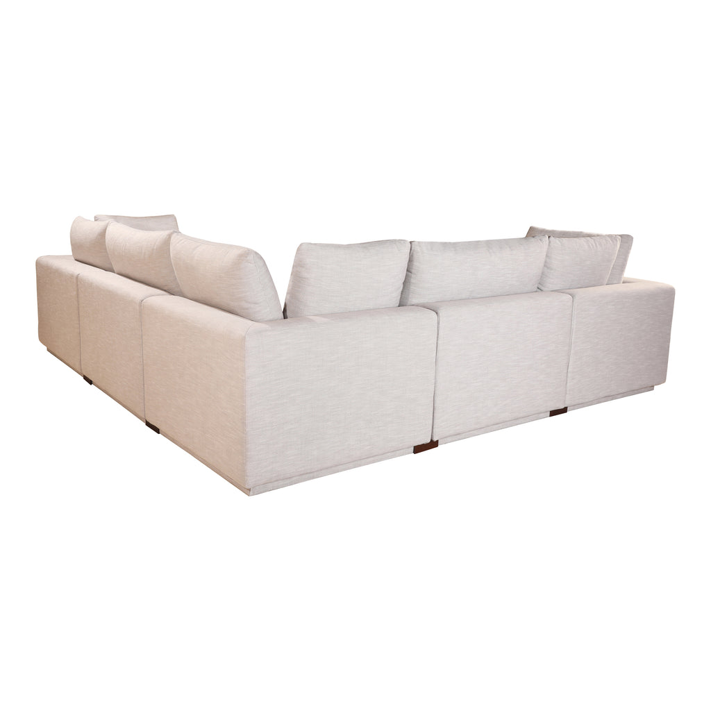 JUSTIN SIGNATURE MODULAR SECTIONAL LIGHT GREY