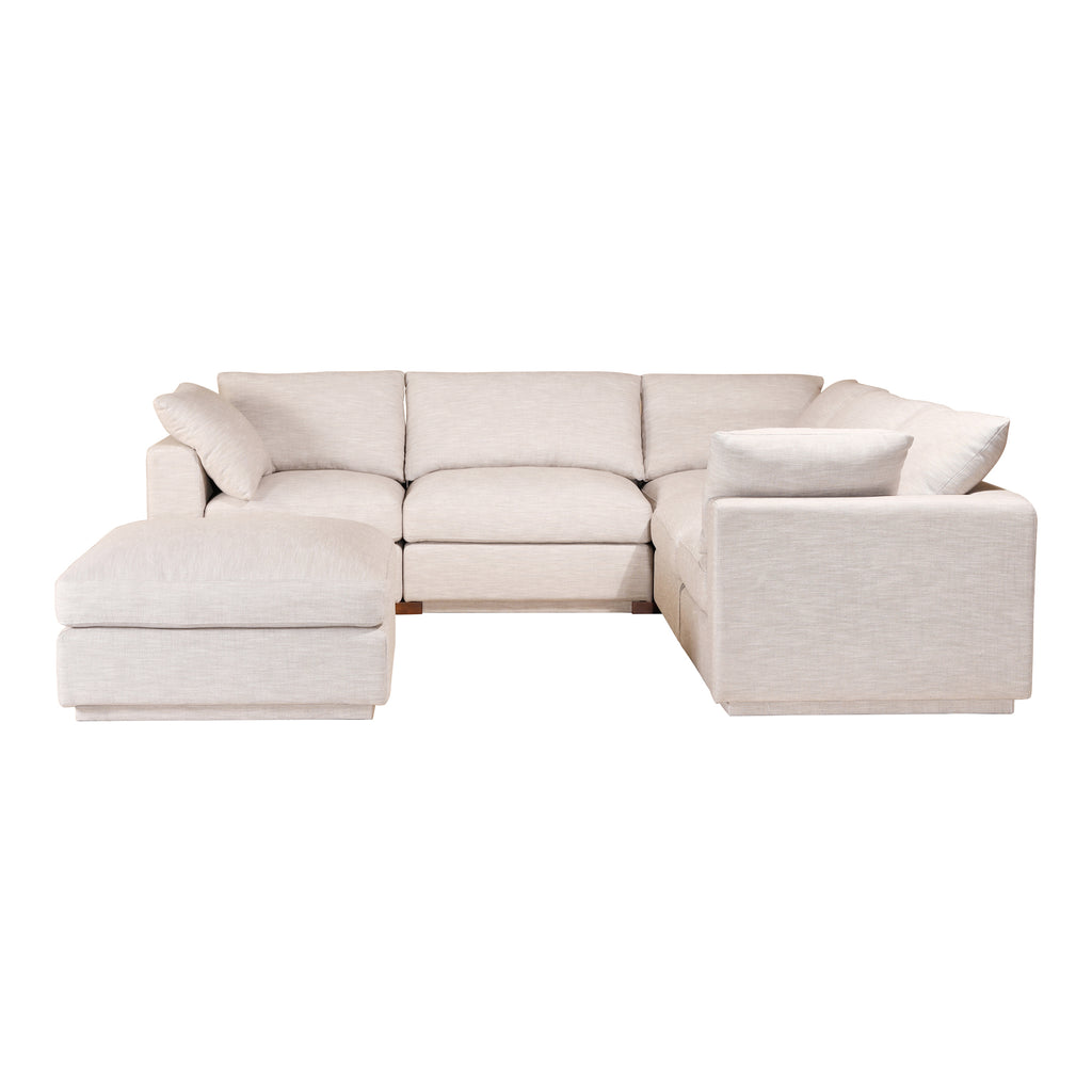 JUSTIN SIGNATURE MODULAR SECTIONAL LIGHT GREY