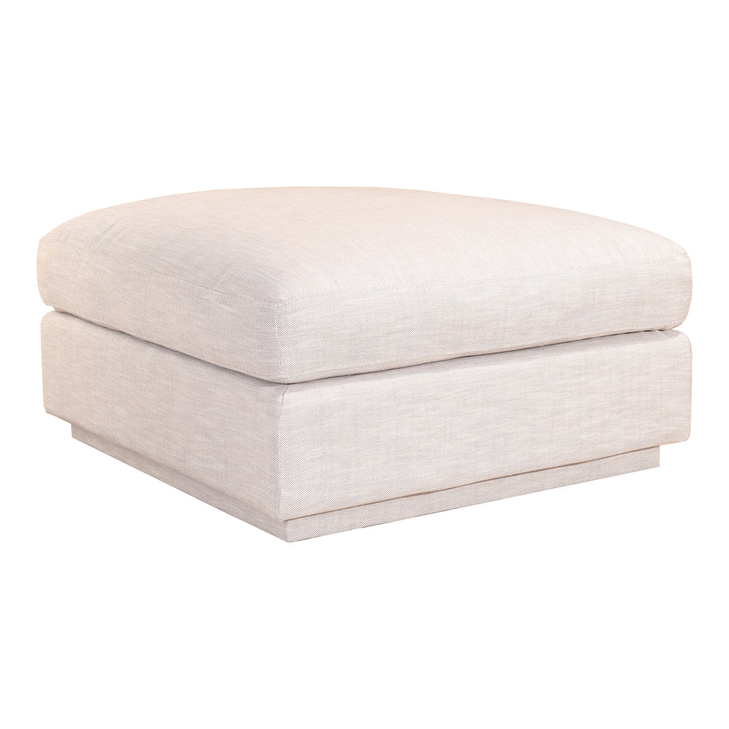 JUSTIN OTTOMAN LIGHT GREY