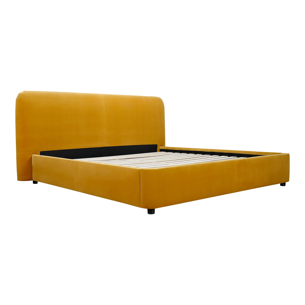 SAMARA QUEEN BED MUSTARD