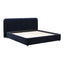 SAMARA QUEEN BED BLUE VELVET