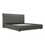 LUZON KING BED SLATE VEGAN LEATHER