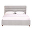 TAKIO QUEEN BED LIGHT GREY