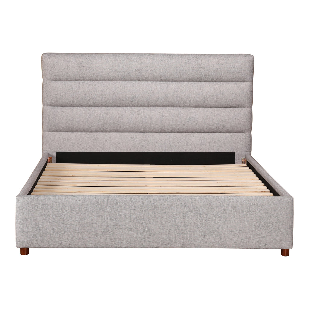 TAKIO QUEEN BED LIGHT GREY