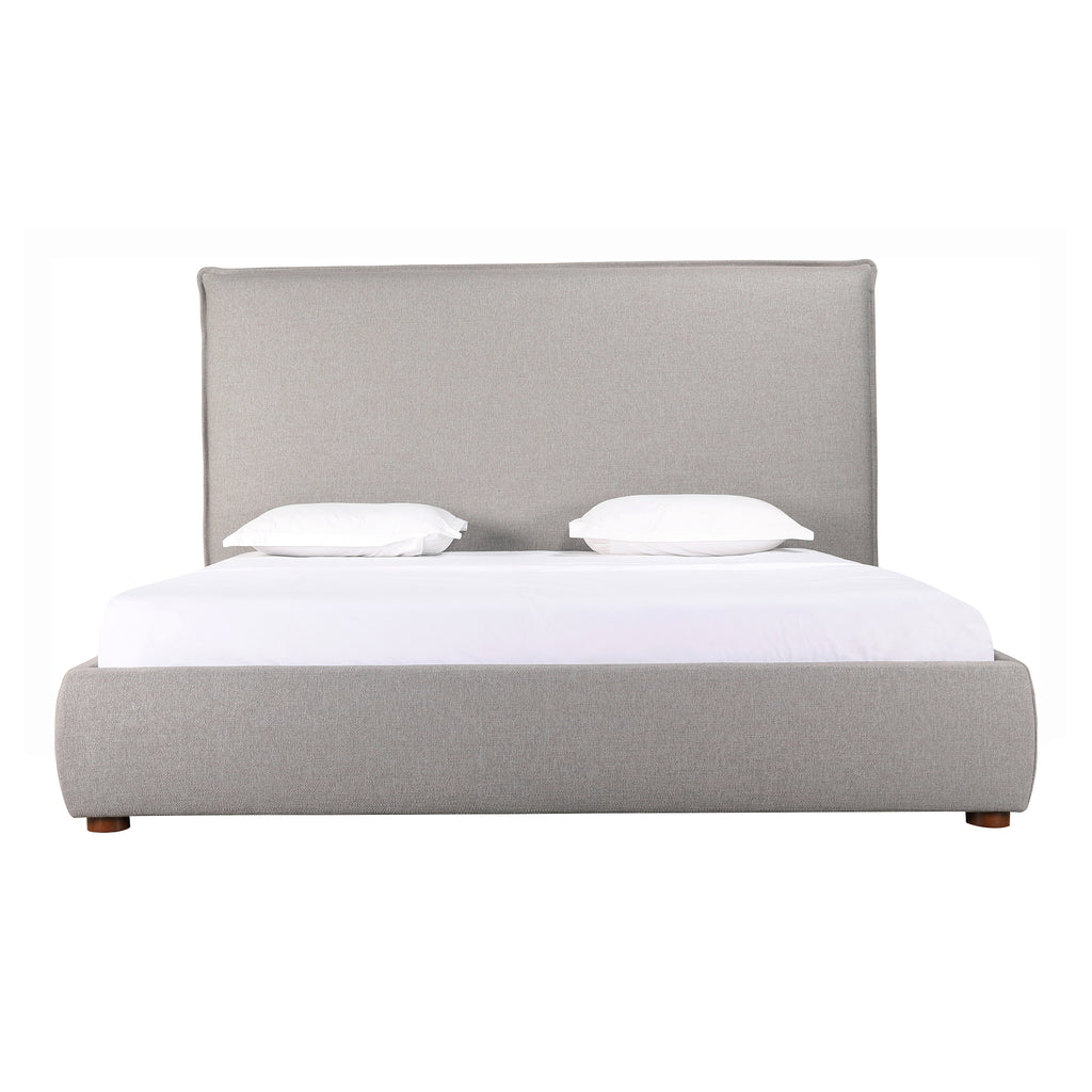 LUZON QUEEN BED TALL HEADBOARD GREYSTONE