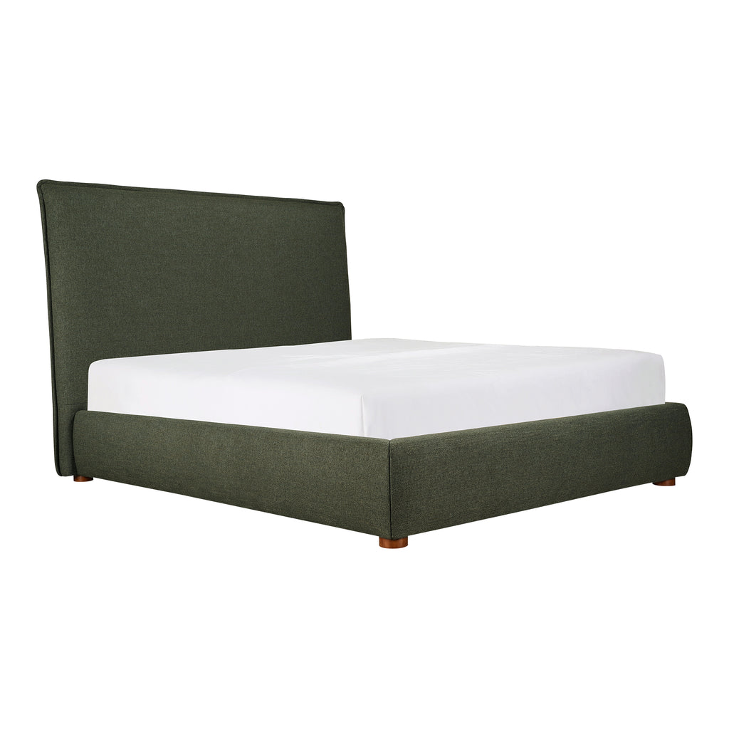 LUZON QUEEN BED TALL HEADBOARD DEEP FOREST