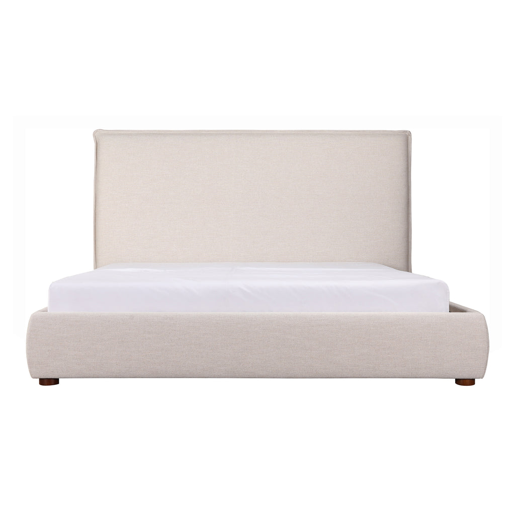 LUZON QUEEN BED TALL HEADBOARD WHEAT