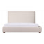 LUZON QUEEN BED TALL HEADBOARD WHEAT