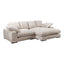 PLUNGE SECTIONAL CAPPUCCINO