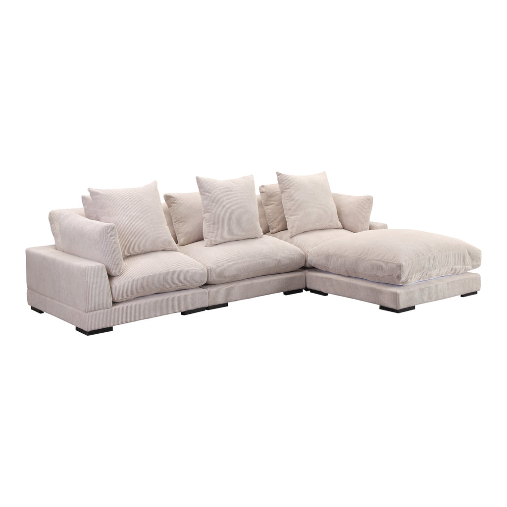 TUMBLE LOUNGE MODULAR SECTIONAL CAPPUCCINO