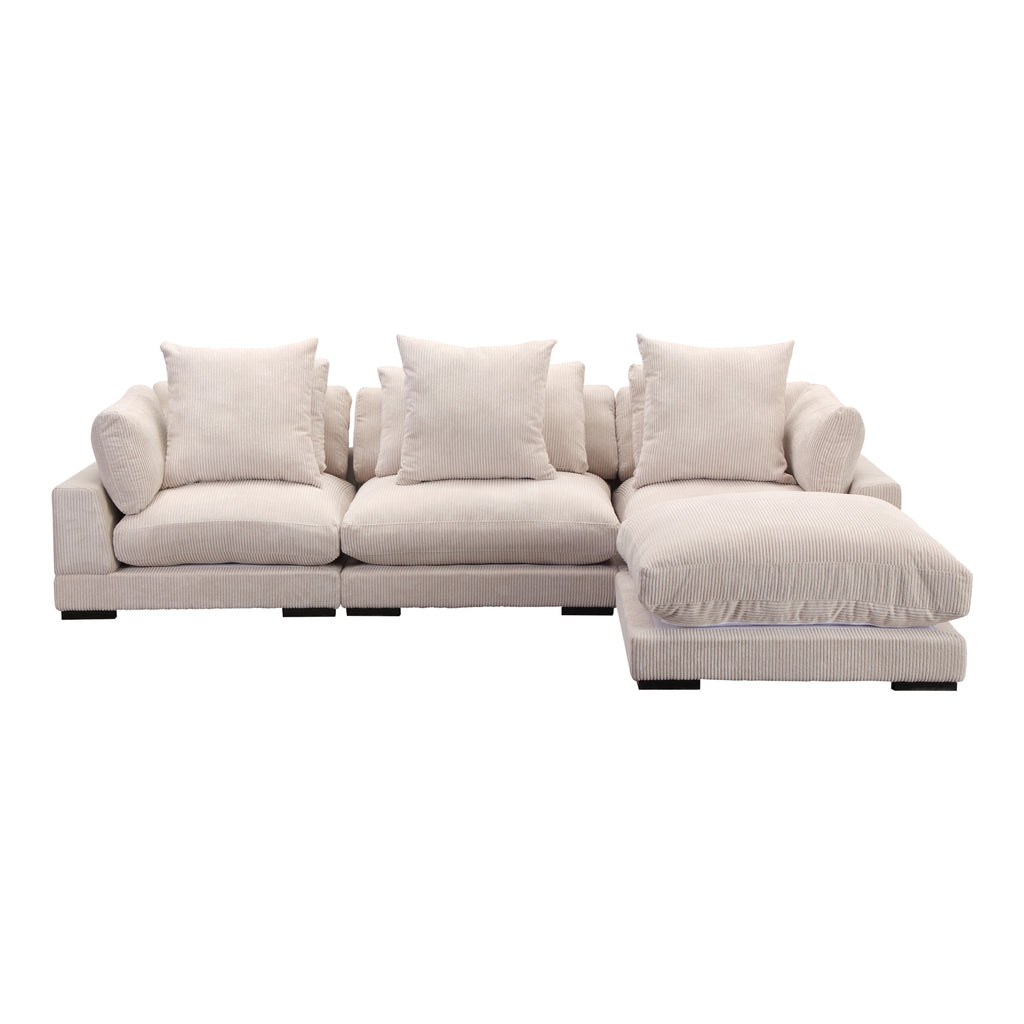 TUMBLE LOUNGE MODULAR SECTIONAL CAPPUCCINO