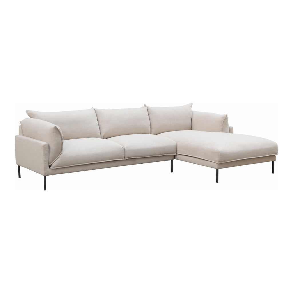 JAMARA SECTIONAL SANDY BEIGE RIGHT