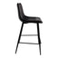 ALIBI COUNTER STOOL MATTE BLACK-M2