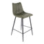 ALIBI COUNTER STOOL DARK GREEN-M2