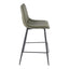 ALIBI COUNTER STOOL DARK GREEN-M2