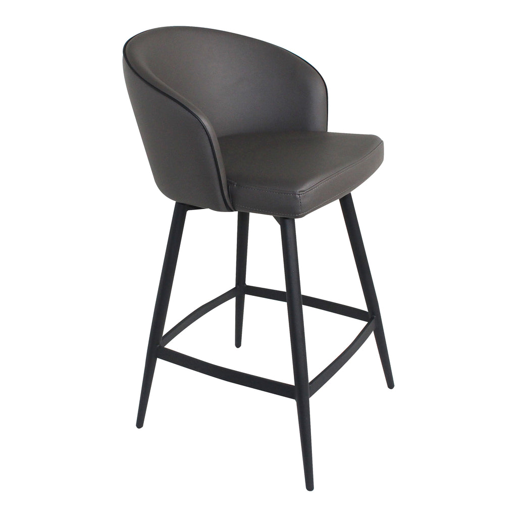 WEBBER SWIVEL COUNTER STOOL CHARCOAL