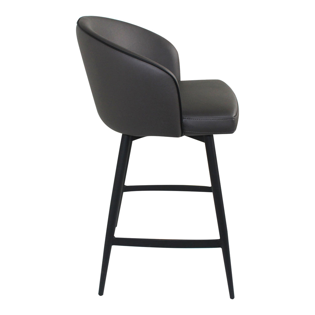 WEBBER SWIVEL COUNTER STOOL CHARCOAL