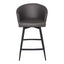 WEBBER SWIVEL COUNTER STOOL CHARCOAL