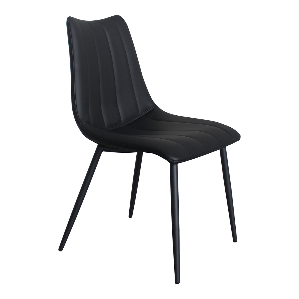 ALIBI DINING CHAIR MATTE BLACK-M2