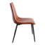 ALIBI DINING CHAIR BROWN-M2