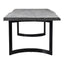 BENT DINING TABLE SMALL WEATHERED GREY