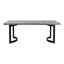 BENT DINING TABLE EXTRA SMALL WEATHERED GREY