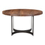 BENT ROUND DINING TABLE 54" SMOKED