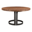 BENT ROUND DINING TABLE 54" SMOKED